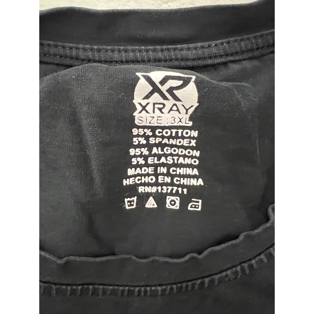 Xray Donald Duck Daisy Duck Graphic T Shirt Mens 3XL Artwork Black Tee Rare - Picture 4 of 6